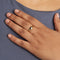 18k Gold Plated Jewellery - Heart Signet Ring in Gold - Signet Ring - Astrid &amp; Miyu