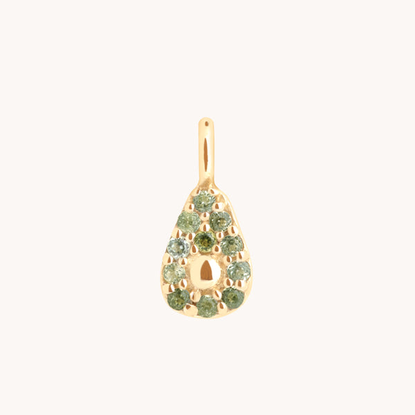 Avocado Charm 9k Gold-Astrid & Miyu