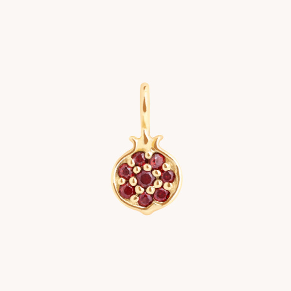 Pomegranate Charm 9k Gold-Astrid &amp; Miyu