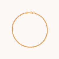 Essential Curb Chain Bracelet in Gold-Astrid &amp; Miyu