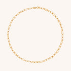 18k Gold Plated Jewellery - Infinite Slim Chain Necklace in Gold - Chain Necklace - Astrid & Miyu