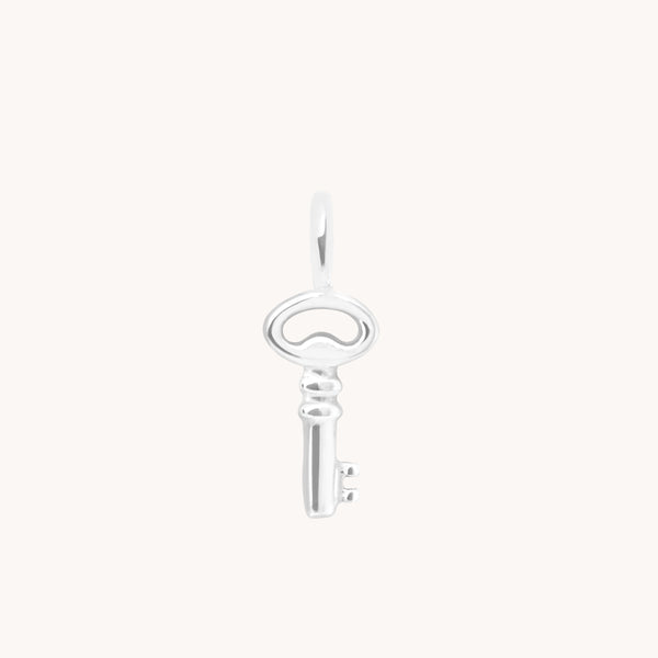 Motif Charms - Key Charm 9k White Gold - Welding Charm - Astrid &amp; Miyu
