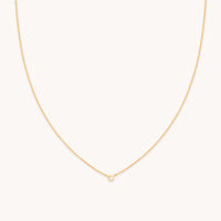 18k Gold Plated Jewellery - Essential Crystal Pendant Necklace in Gold - Necklaces - Astrid & Miyu
