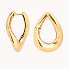 Molten Large Hoops in Gold-Astrid & Miyu
