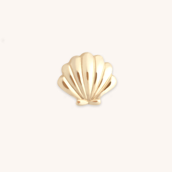 A&M Junior Collection - Shell Click Charm in 9k Gold - Click Charm - Astrid & Miyu