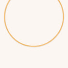 18k Gold Plated Jewellery - Essential Snake Chain Necklace in Gold - Chain Necklace - Astrid &amp; Miyu