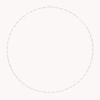 Soho Chain Necklace in Solid White Gold-Astrid & Miyu