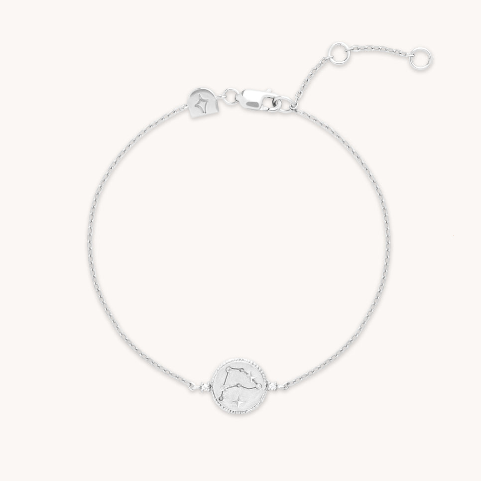 Bracelets - Capricorn Zodiac Bracelet in Silver - Zodiac - Astrid &amp; Miyu