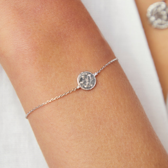 Bracelets - Scorpio Zodiac Bracelet in Silver - Zodiac - Astrid &amp; Miyu