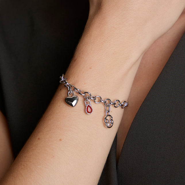 Chelsea Bracelet Charming Gift Set in Silver-Astrid &amp; Miyu