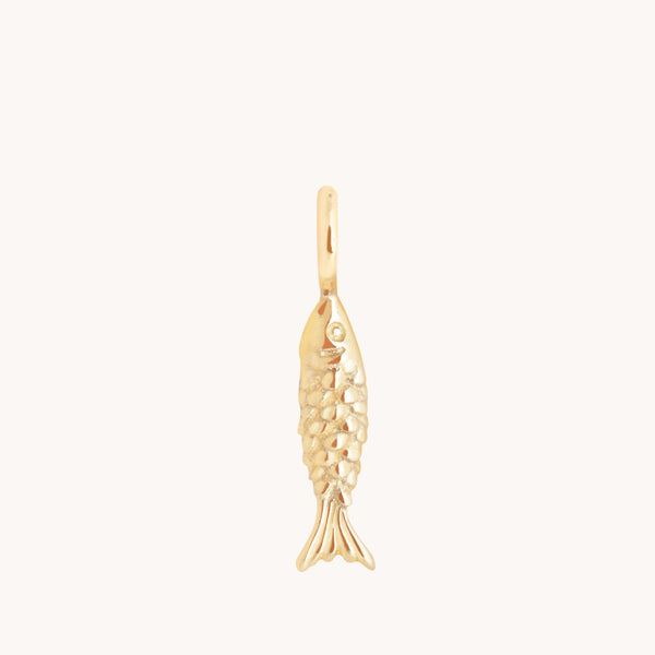 Fish Charm 9k Gold-Astrid &amp; Miyu