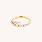 Illusion Diamond Milestone Ring in Solid Gold-Astrid & Miyu