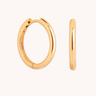 Essential Medium Hoops in Gold-Astrid &amp; Miyu