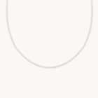 Tennis Chain Necklace in Silver-Astrid &amp; Miyu