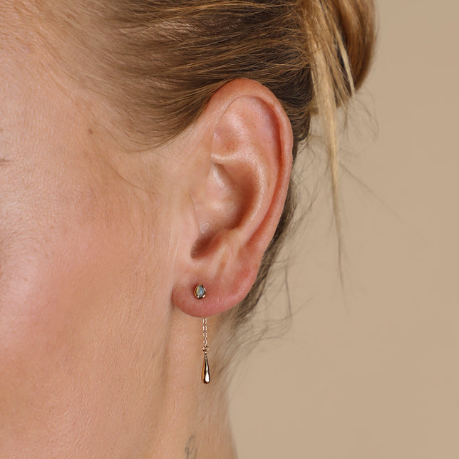 Opal Charm Drop Studs in Gold-Astrid &amp; Miyu