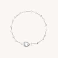 Hardware Chain Bracelet in Silver-Astrid & Miyu