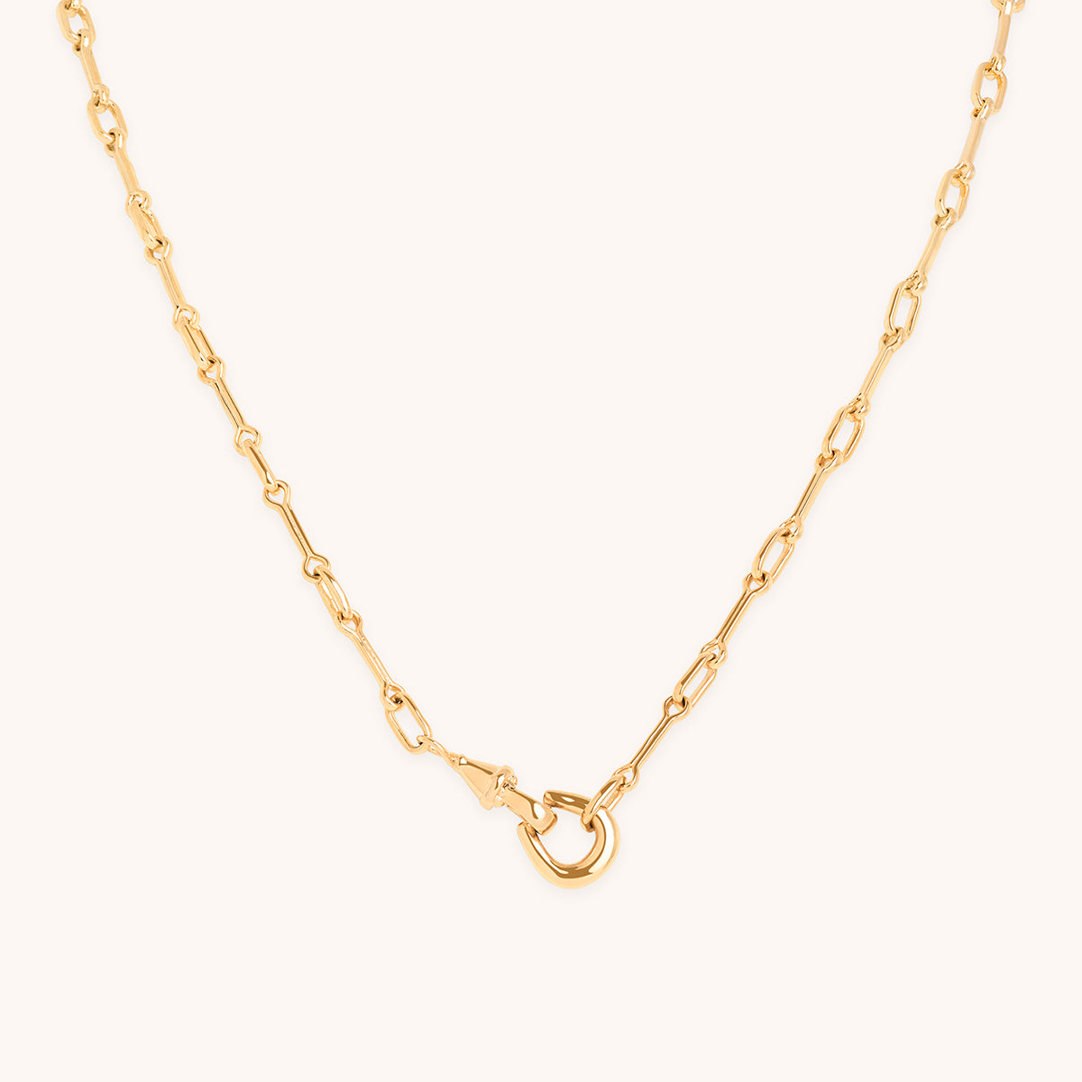 Hardware Chain Necklace in Gold-Astrid & Miyu