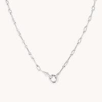 Hardware Chain Necklace in Silver-Astrid &amp; Miyu