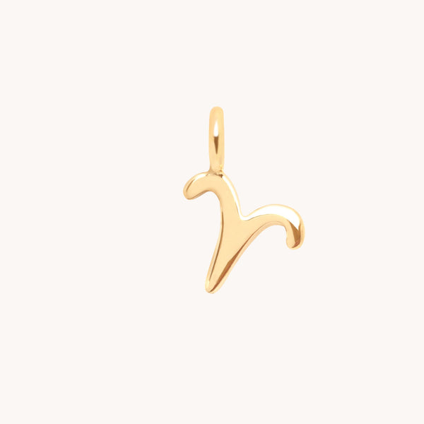 Aries Jewellery - Aries Zodiac Charm 9k Gold - Welding Charm - Astrid &amp; Miyu