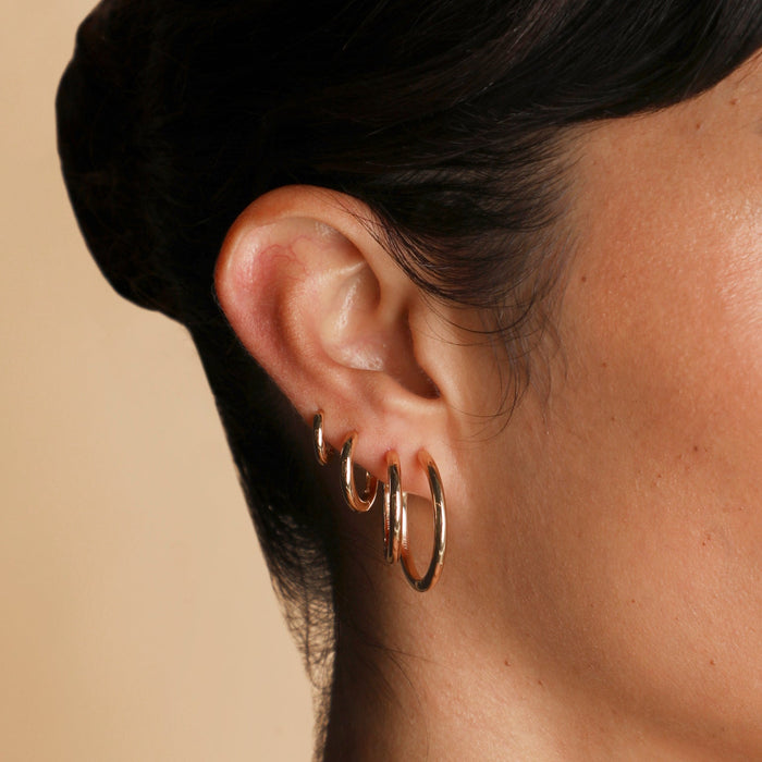 hoop earrings