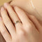 Band Rings - Dome Ring in Solid White Gold - Band Ring - Astrid &amp; Miyu