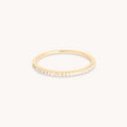 Topaz Eternity Ring in Solid Gold with 14CT solid gold label